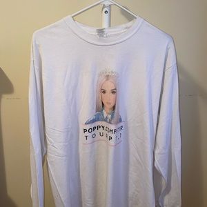 Poppy.Computer Tour Pt 2 White Longsleeve